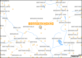 map of Ban Noen Khok Mo
