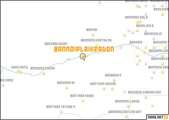 map of Ban Noi Plai Kradon