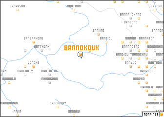 map of Bản No Kouk