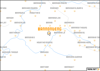 map of Ban Nôndèng