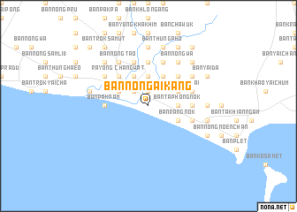 map of Ban Nong Ai Kang