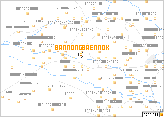 map of Ban Nong Baen Nok