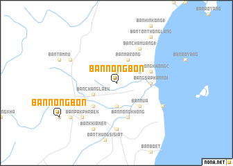 map of Ban Nong Bon