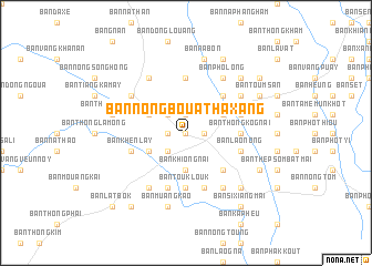 map of Ban Nongboua-Thaxang