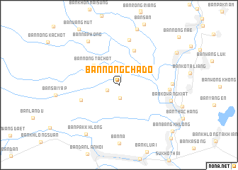 map of Ban Nong Chado