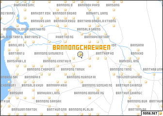 map of Ban Nong Chae Waen
