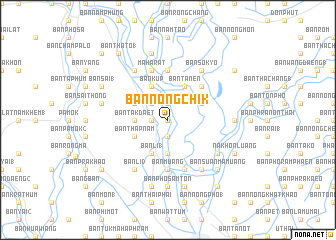 map of Ban Nong Chik