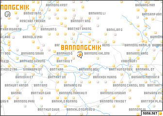 map of Ban Nong Chik