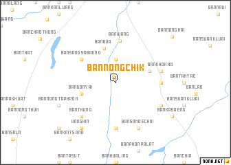 map of Ban Nong Chik