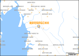 map of Ban Nong Chik