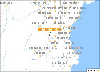 map of Ban Nong Chik