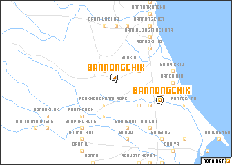 map of Ban Nong Chik