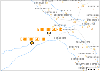 map of Ban Nong Chik