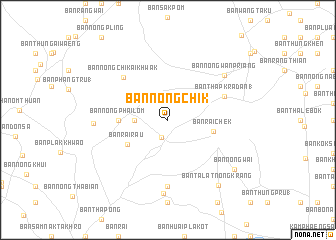 map of Ban Nong Chik