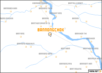 map of Ban Nong Chok