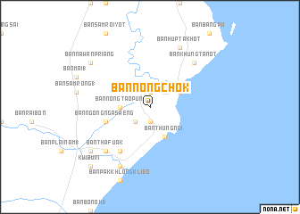 map of Ban Nong Chok