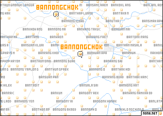 map of Ban Nong Chok