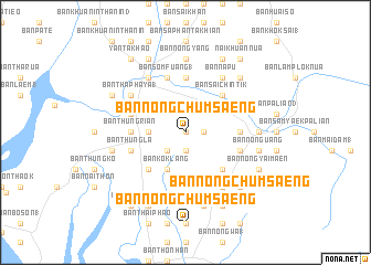 map of Ban Nong Chum Saeng