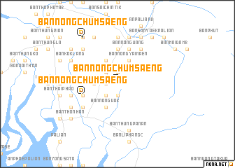 map of Ban Nong Chum Saeng