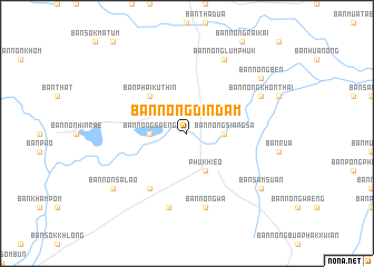 map of Ban Nong Din Dam