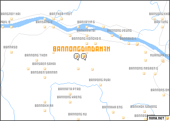 map of Ban Nong Din Dam