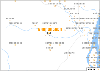 map of Ban Nongdôn