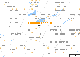 map of Ban Nong Fan Pla