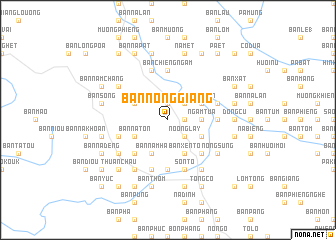 map of Bản Nông Giằng