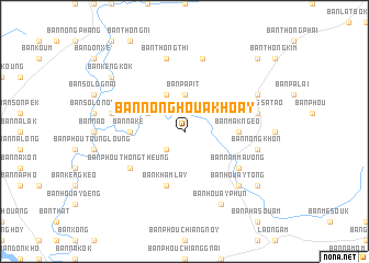 map of Ban Nonghouakhoay