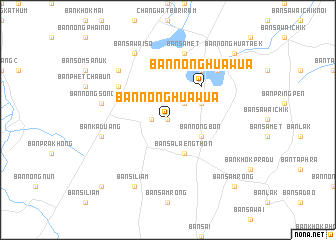 map of Ban Nong Hua Wua