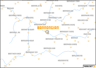 map of Ban Nong-Ian