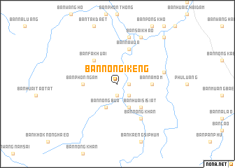 map of Ban Nong I Keng