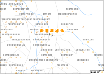 map of Ban Nong Kae