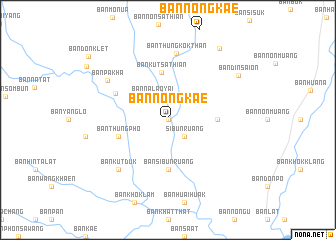 map of Ban Nong Kae