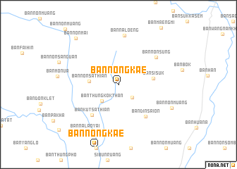 map of Ban Nong Kae