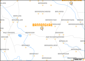 map of Ban Nong Kae