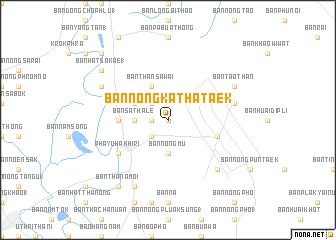 map of Ban Nong Katha Taek