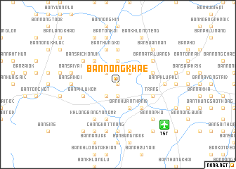 map of Ban Nong Khae