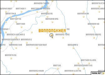 map of Ban Nong Khem