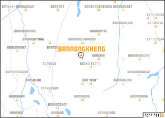 map of Ban Nong Kheng