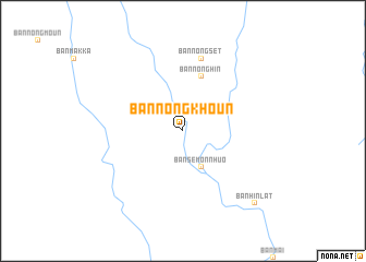 map of Ban Nongkhoun