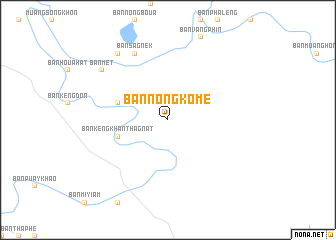 map of Ban Nong Kome