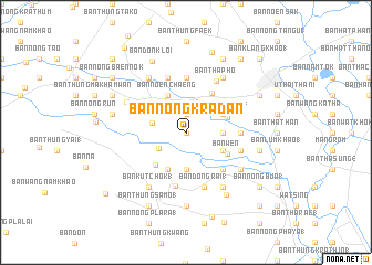 map of Ban Nong Kradan