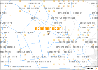 map of Ban Nong Kradi