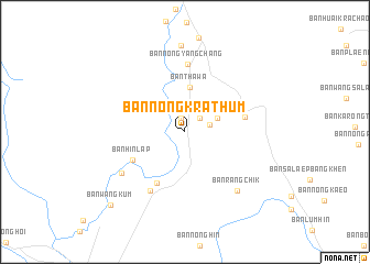 map of Ban Nong Krathum