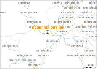 map of Ban Nong Krathum