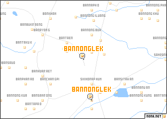 map of Ban Nong Lek