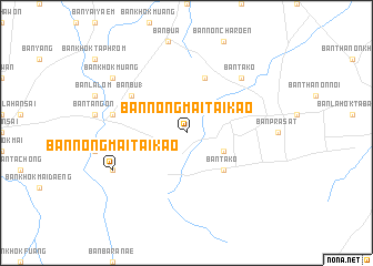 map of Ban Nong Mai Tai Kao