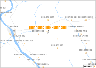 map of Ban Nong Makhua Ngam