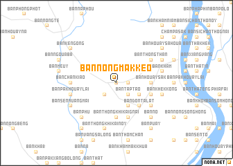 map of Ban Nongmakkéo